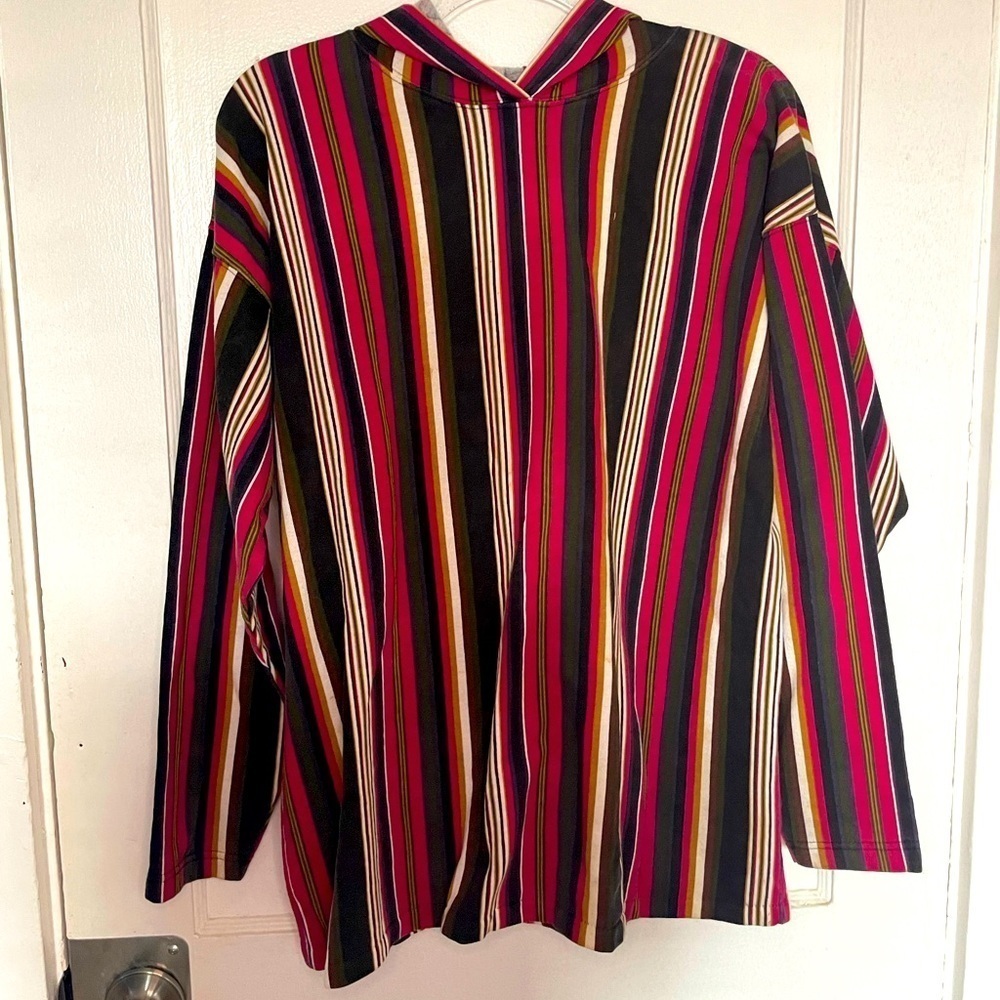 90s Vintage Stripped Hoodie